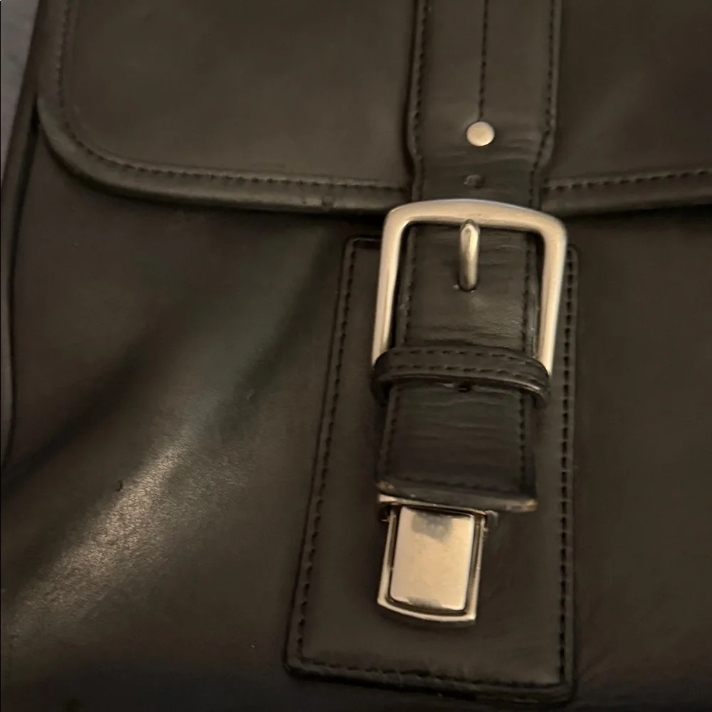Authentic Coach Thompson Executive Leather Laptop Bag Briefcase Attache - F06455